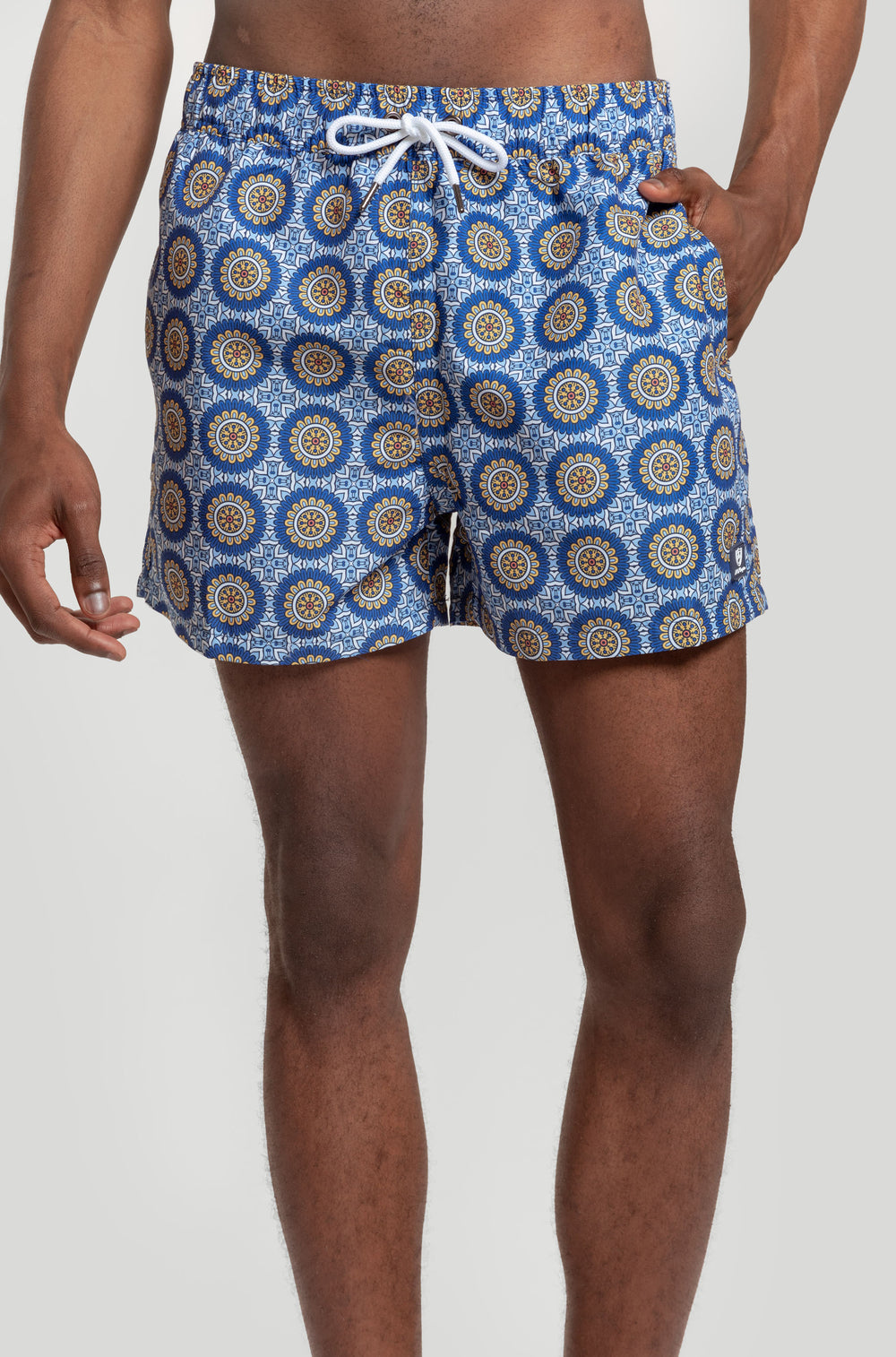 Bañador Estampado Azul