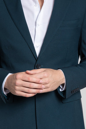 Traje Liso Color Petróleo