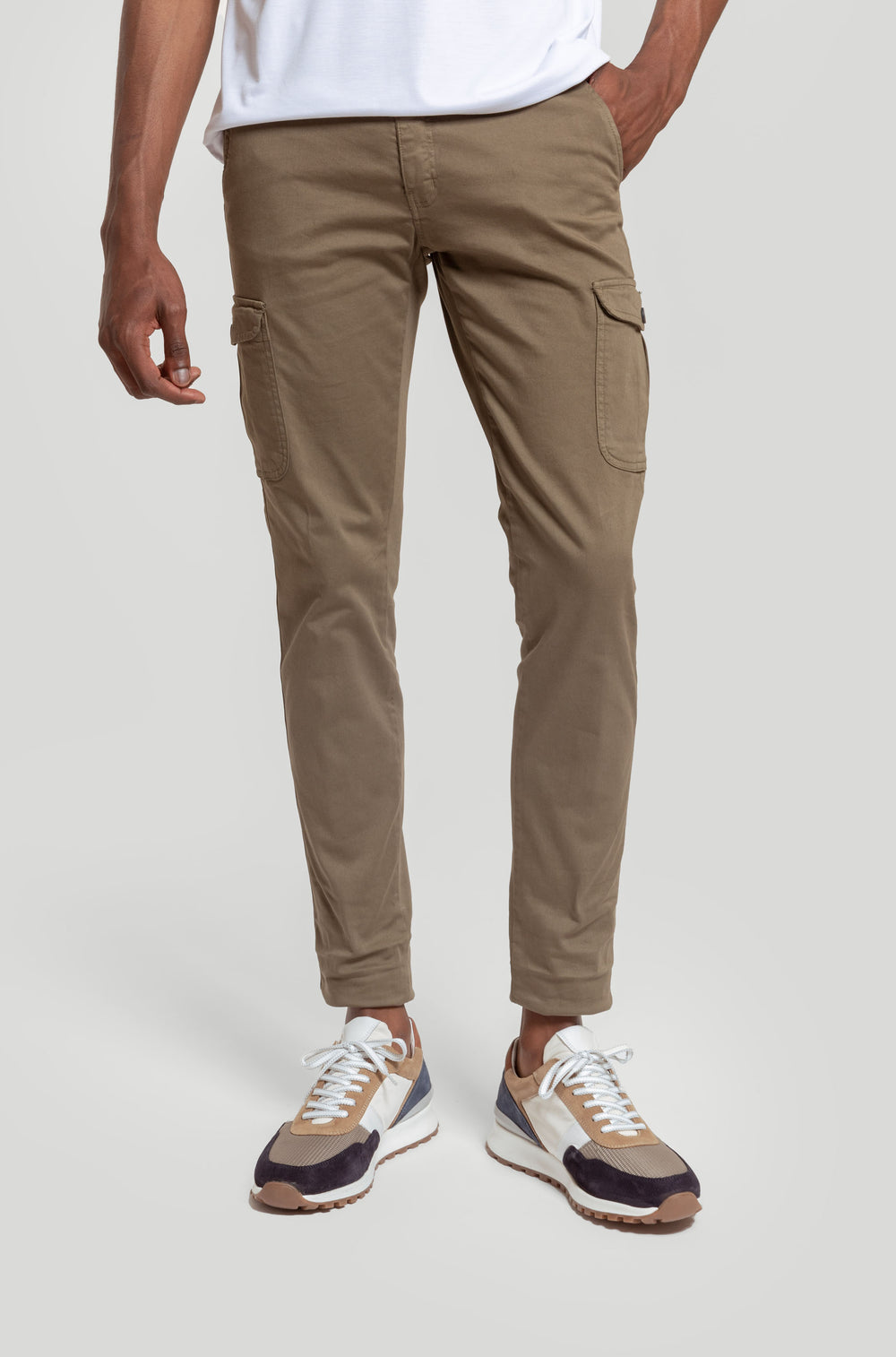 Chino Cargo Tapeta Kaki