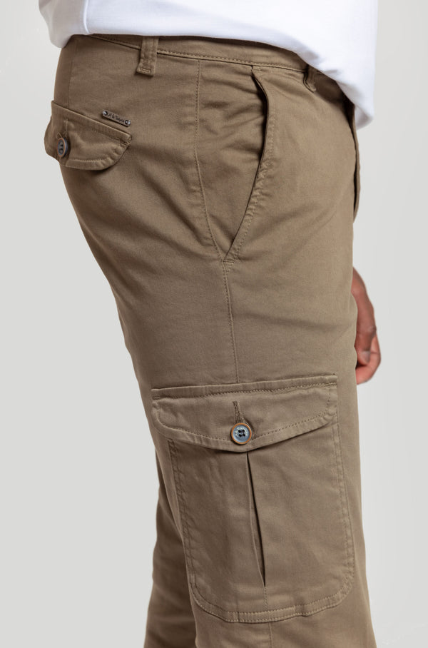 Chino Cargo Tapeta Kaki