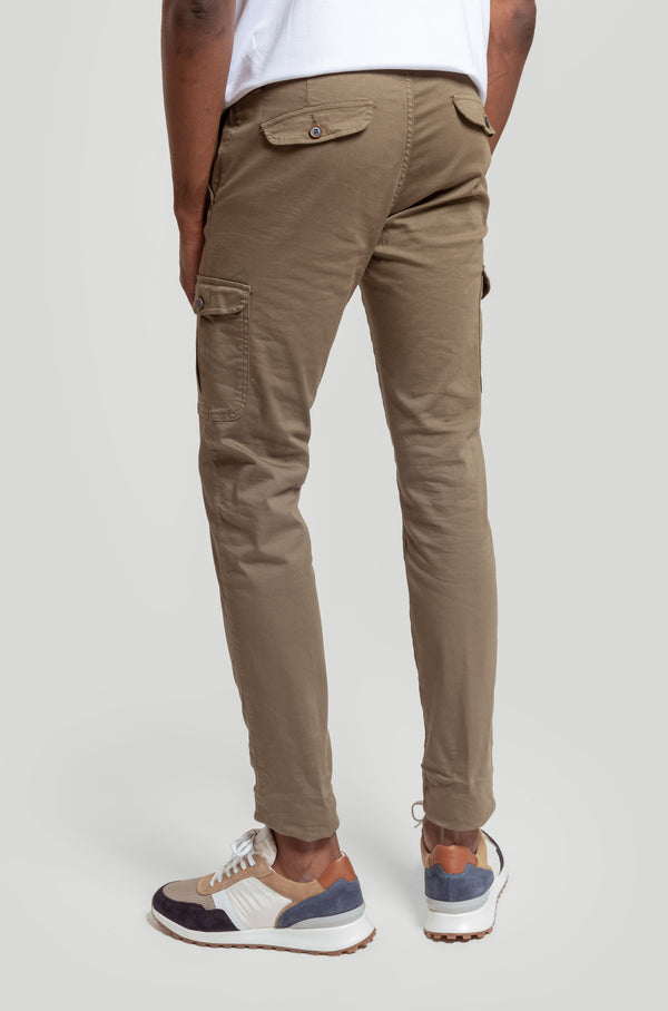 Chino Cargo Tapeta Kaki