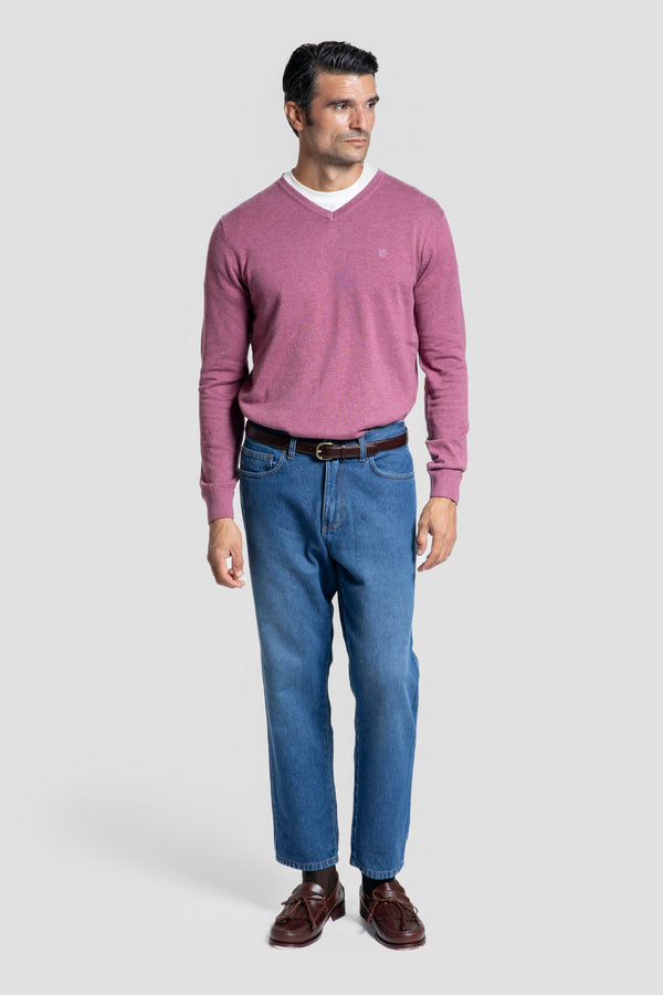 Jersey Cuello Pico Buganvilla - Raíces