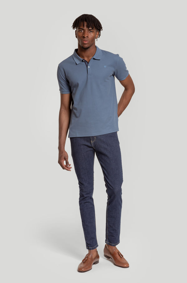 Polo Pique Indigo