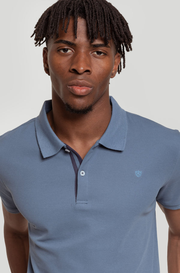 Polo Pique Indigo