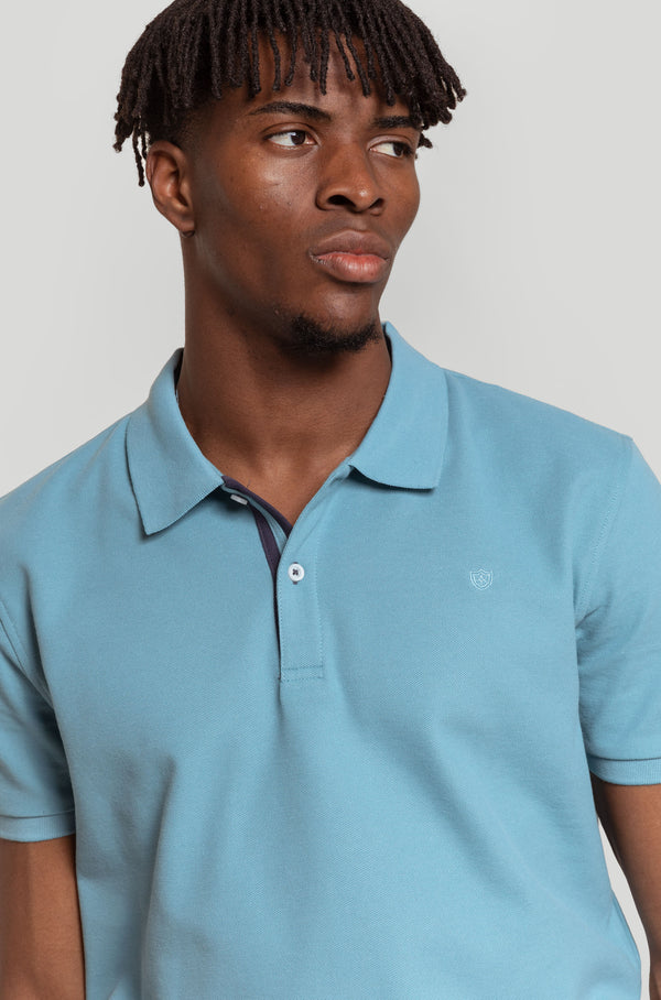 Polo Pique Celeste