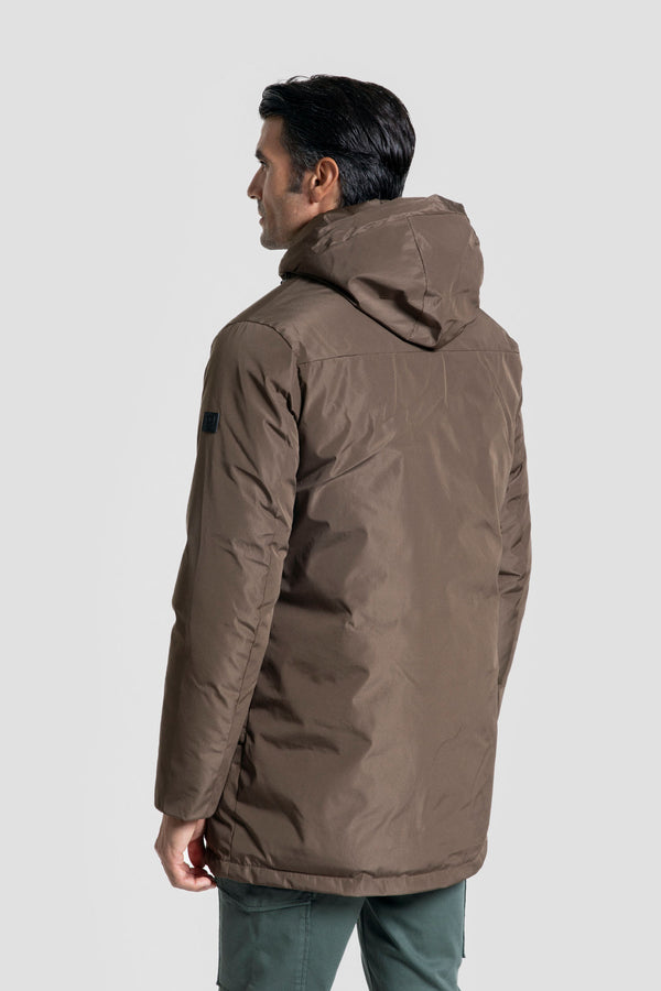 Chaqueton Largo Marrón