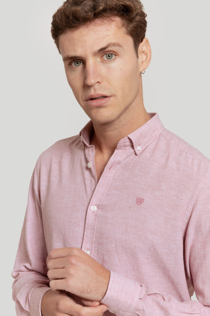 Camisa Algodon Lino Buganvilla