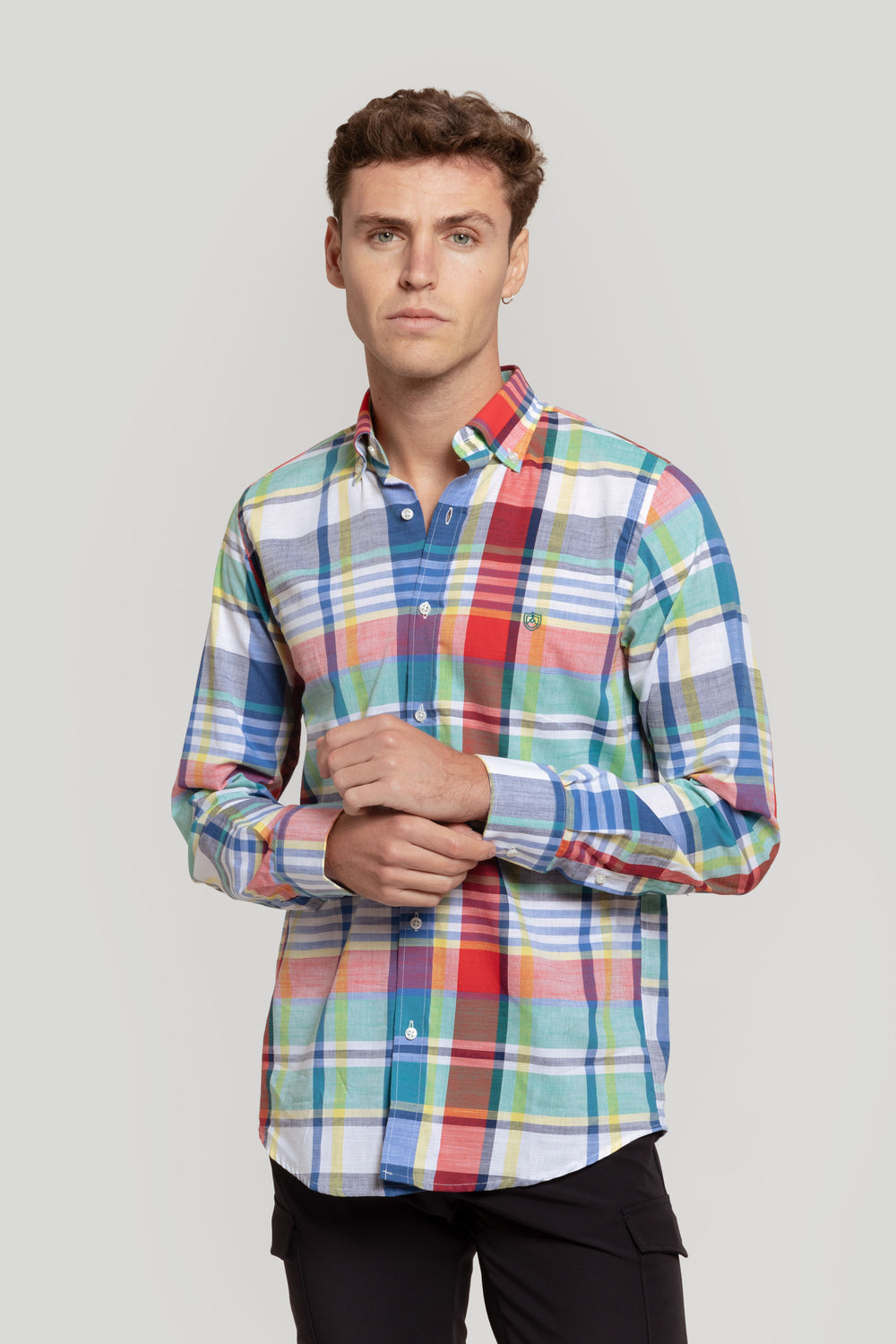 Camisa Cuadro Lino