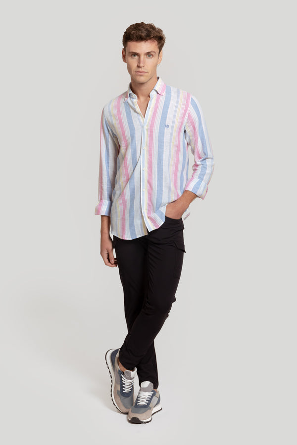 Camisa Rayas Multicolor