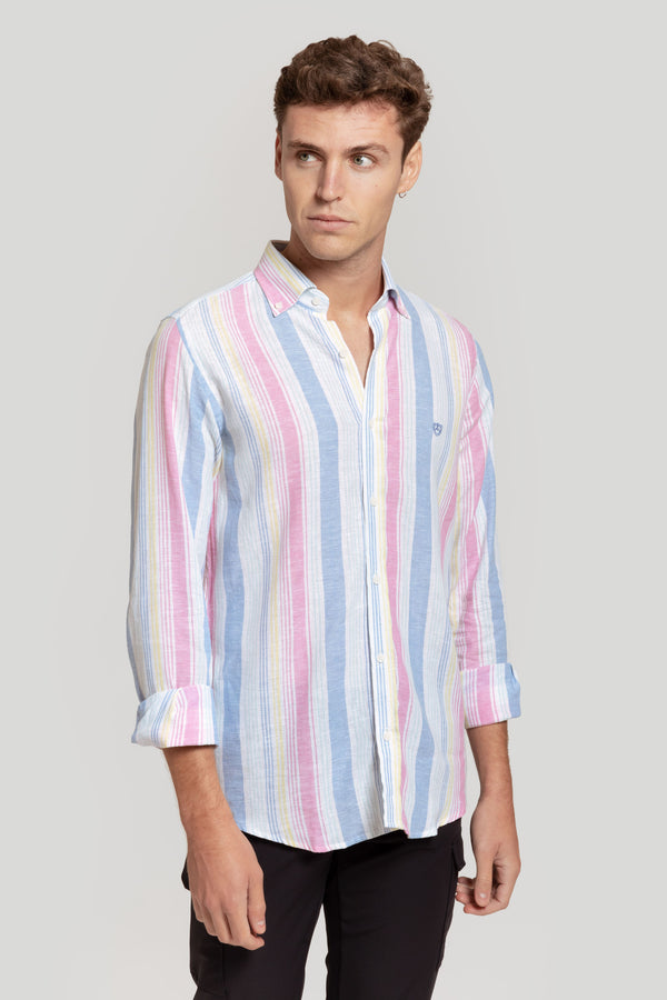 Camisa Rayas Multicolor