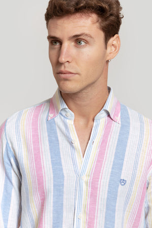 Camisa Rayas Multicolor