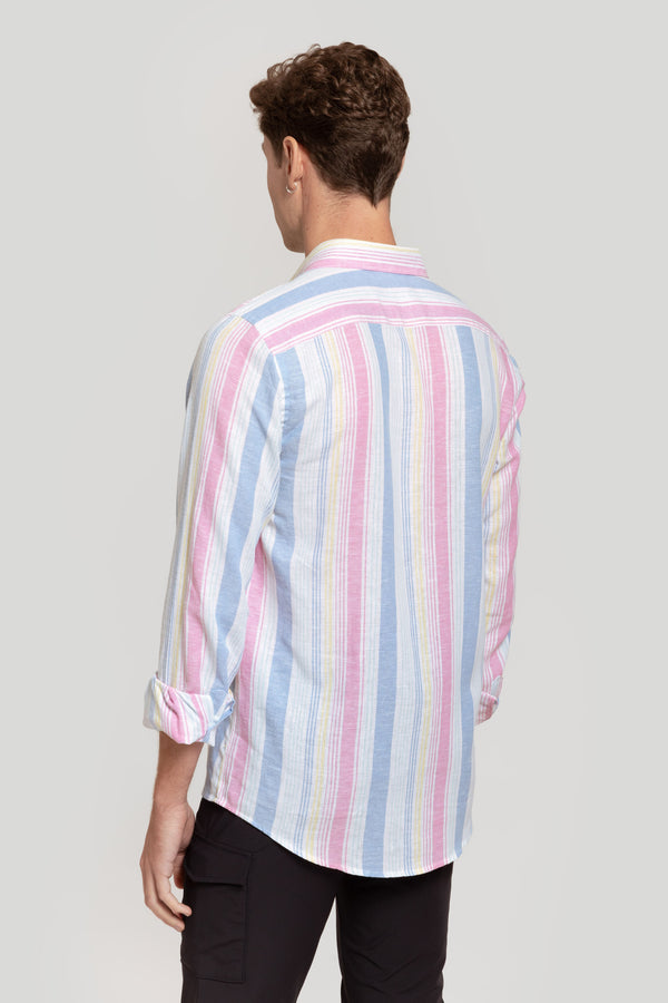 Camisa Rayas Multicolor