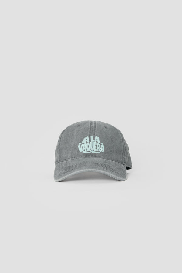 Gorra Lavada Letrero Gris