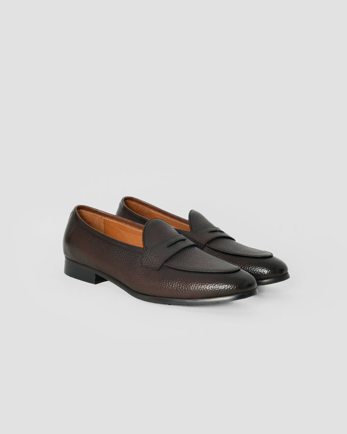 Mocasín Piel Efecto Textura