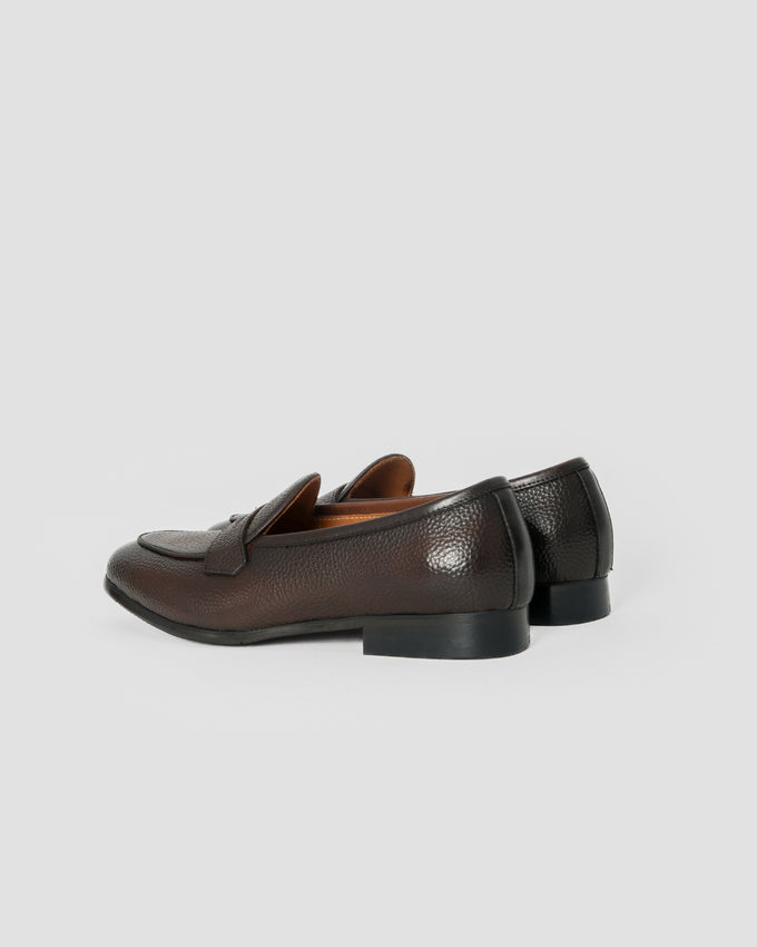 Mocasín Piel Efecto Textura