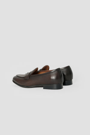 Mocassim Pele Efeito Textura