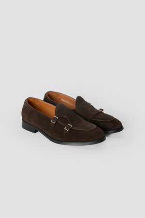 Mocassim Fivelas Camurça Chocolate