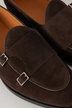 Mocassim Fivelas Camurça Chocolate