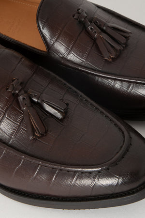 Mocassim Borlas Efeito Crocodilo