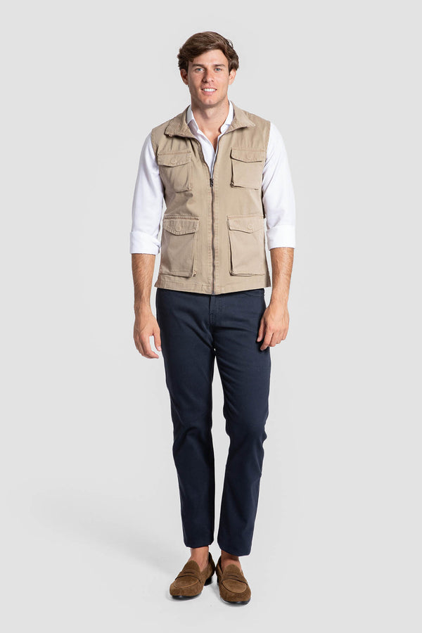 Camel Pocket Vest