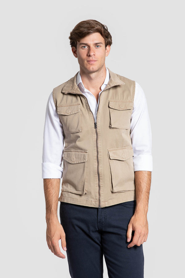 Camel Pocket Vest