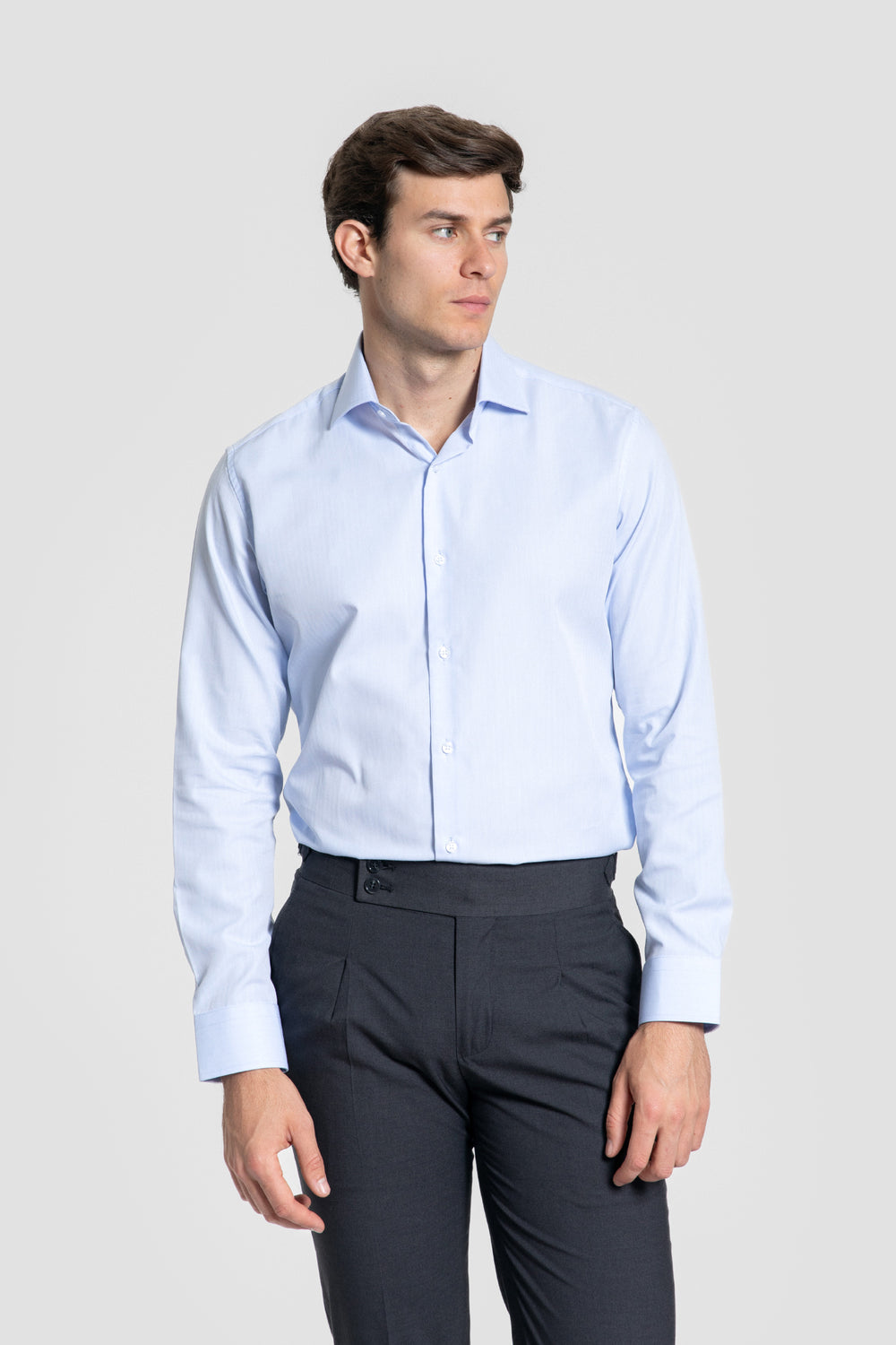 Camisa Vestir Espiga Celeste