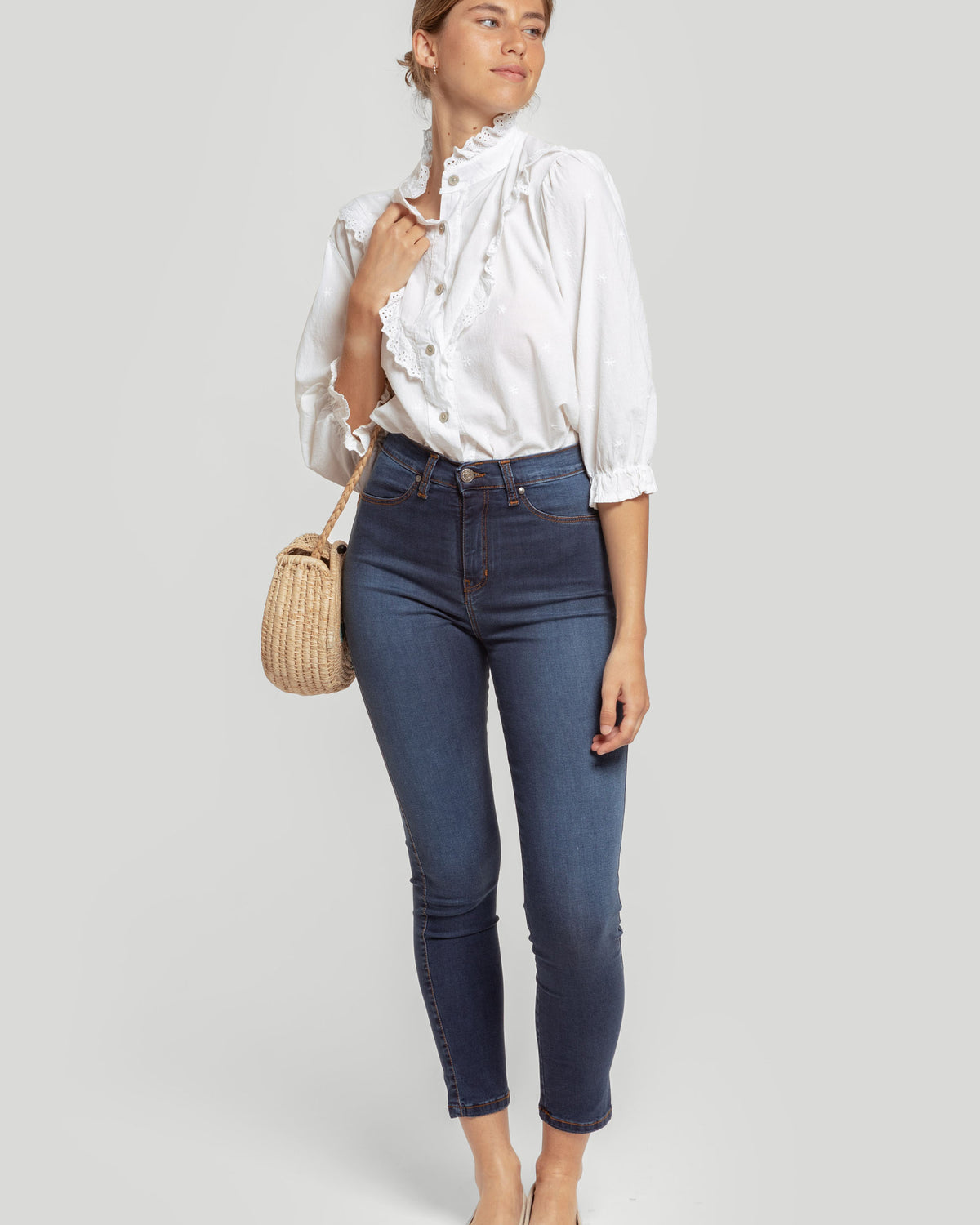 Pantalon Skinny Denim - Raíces