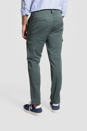 Chino estilo Cargo Verde Hoja