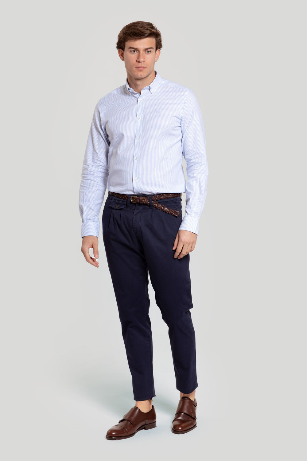 Camisa Oxford Raya Celeste