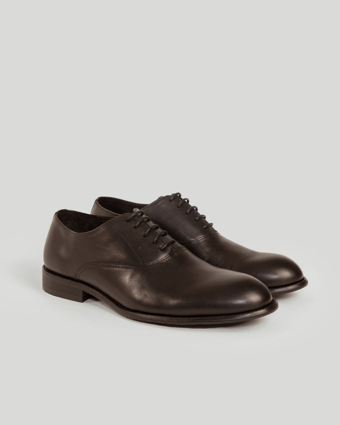 Zapato Oxford Negro de Piel