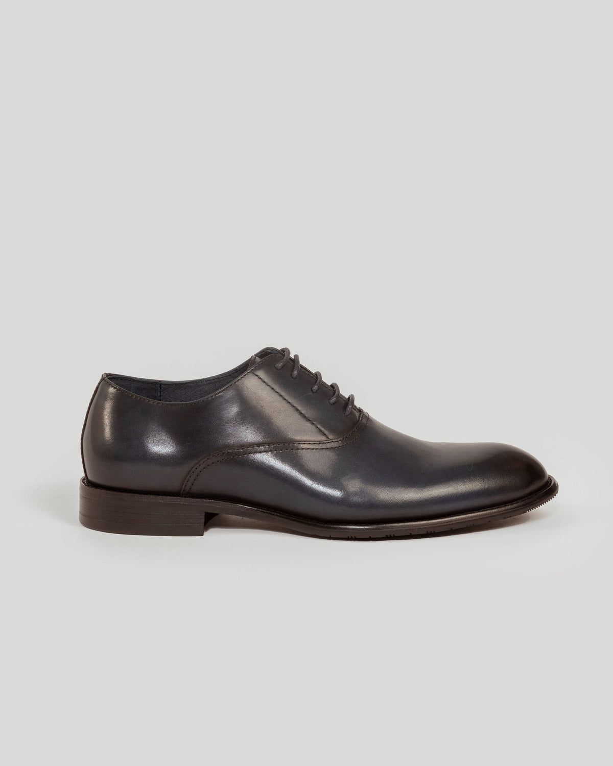 Zapato Oxford en Azul Marino de Piel