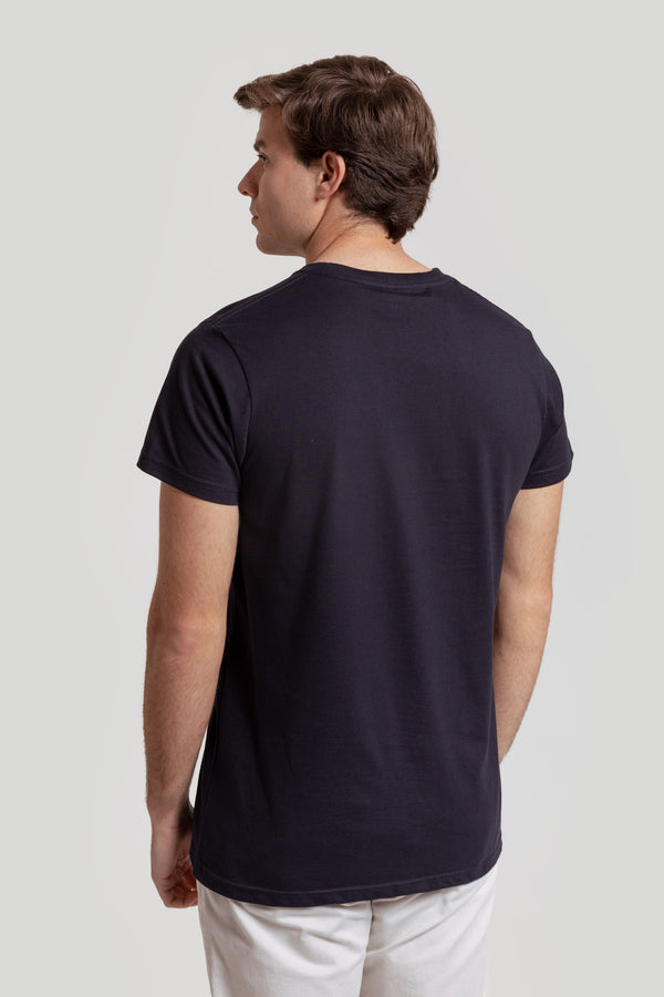 Camiseta etnica va Azul Marino