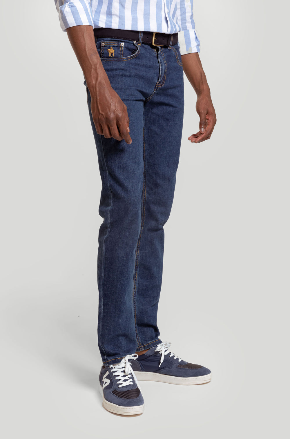 Pantalon Vaquero Slim Fit Piedra