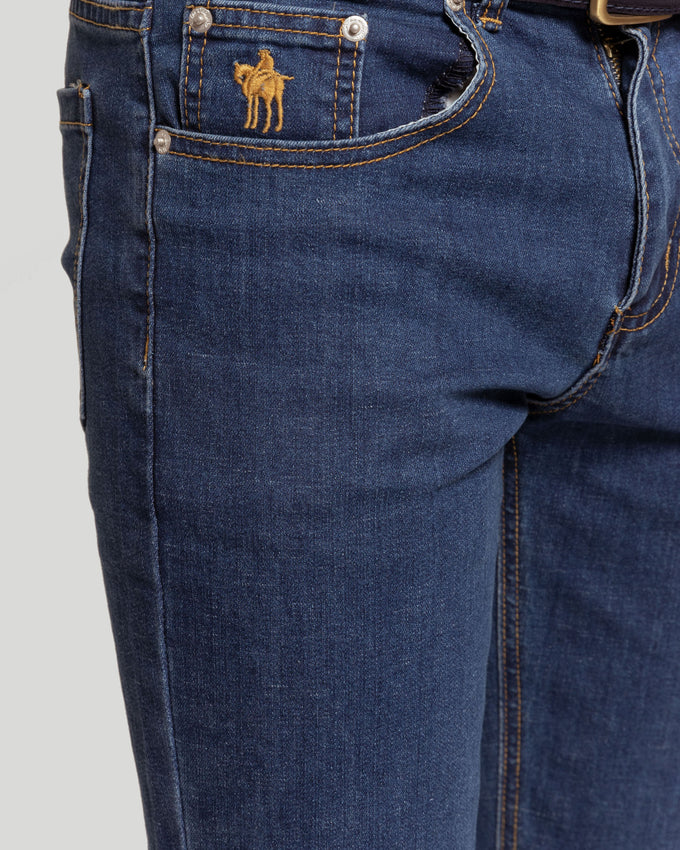Pantalon Vaquero Regular Fit Piedra
