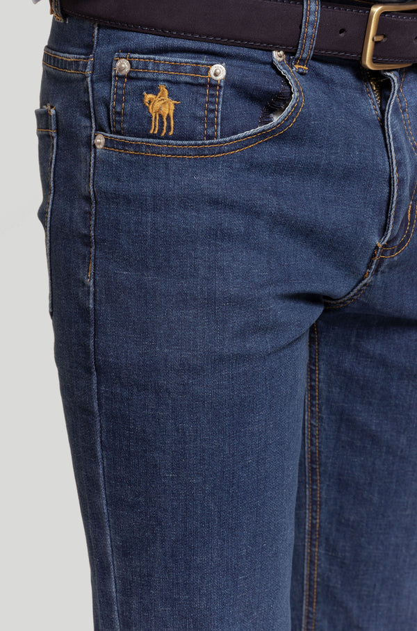 Pantalon Vaquero Regular Fit Piedra