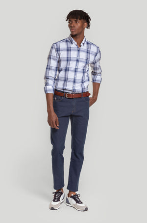 Pantalon Vaquero Regular Piedra