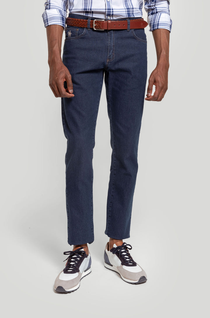 Pantalon Vaquero Regular Piedra