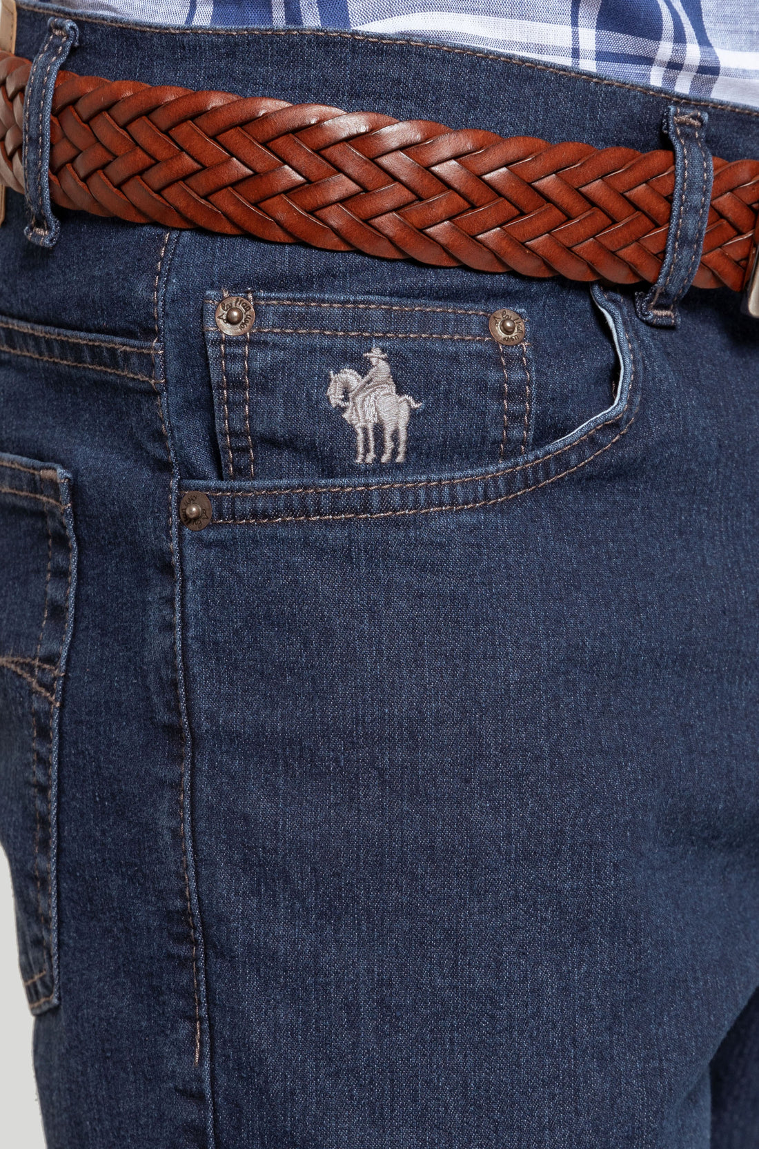 Pantalon Vaquero Regular Piedra