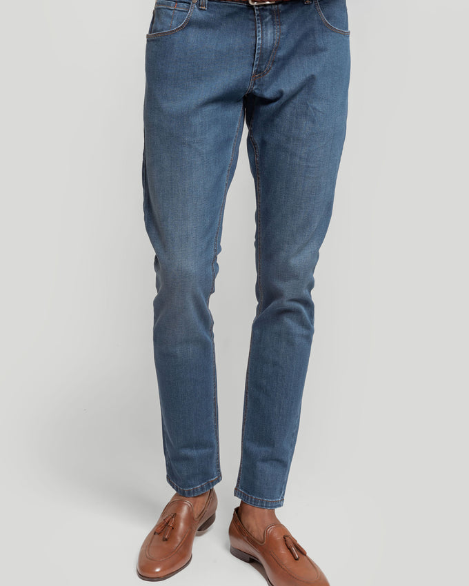 Green Washed Skinny Jeans
