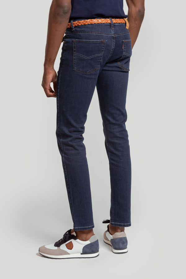 DARK BLUE SKINNY JEANS 