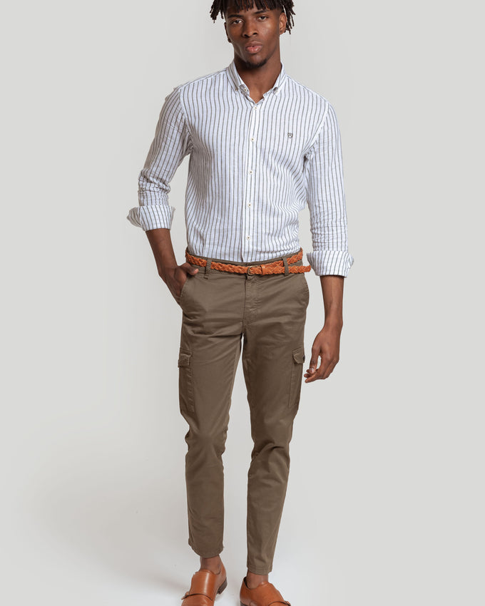Khaki Chino Cargo