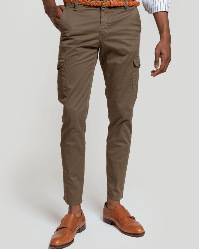 Khaki Chino Cargo