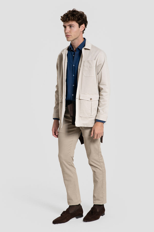 Sobrecamisa Hueso cuello Pana