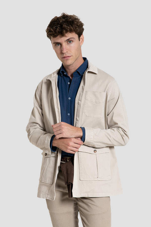 Sobrecamisa Hueso cuello Pana