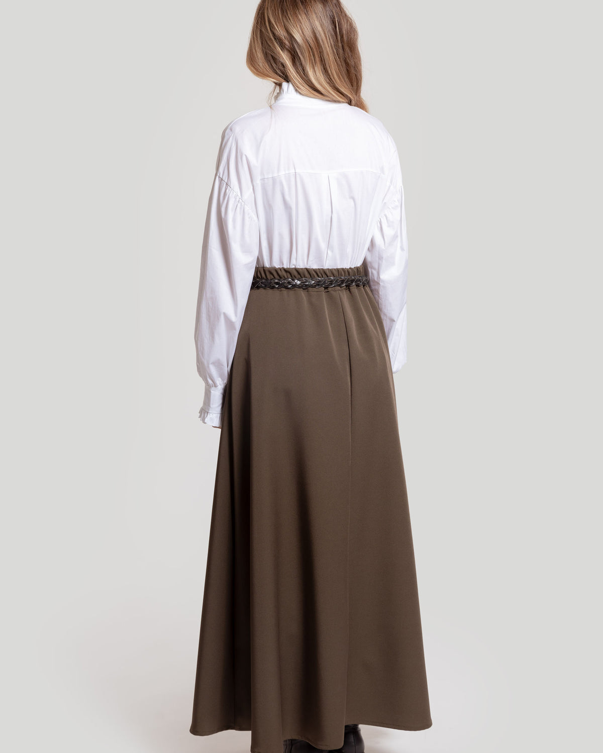 Kaki Pico Country Skirt