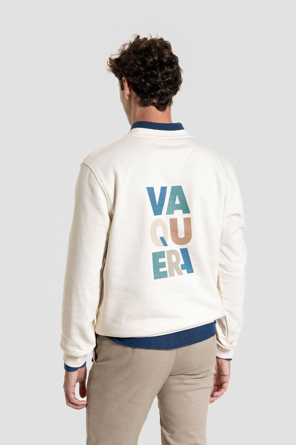 Sudadera Hueso Algodón Orgánico