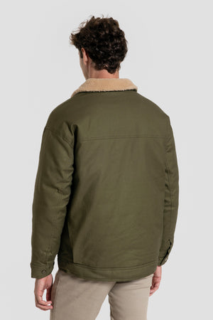 Cazadora Aviador Verde Kaki