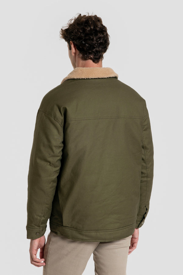 Cazadora Aviador Verde Kaki