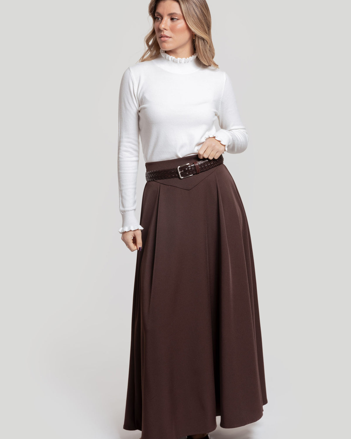 Brown Peak Skirt