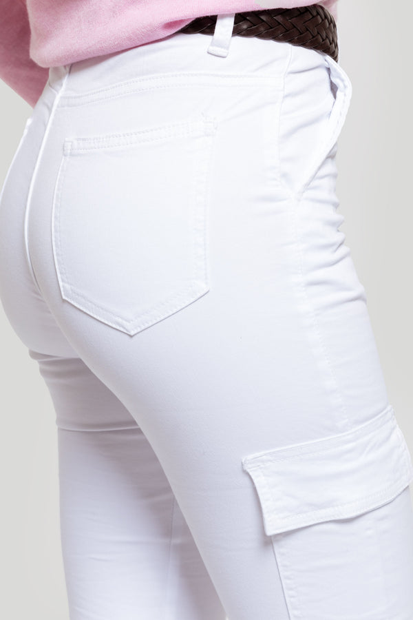 Pantalón Cargo Blanco